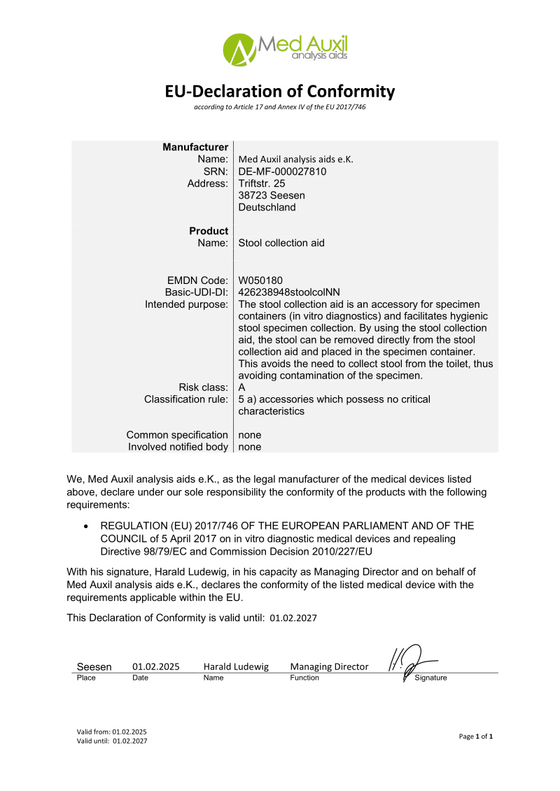 DIN EN ISO 9001:2015 Certificate